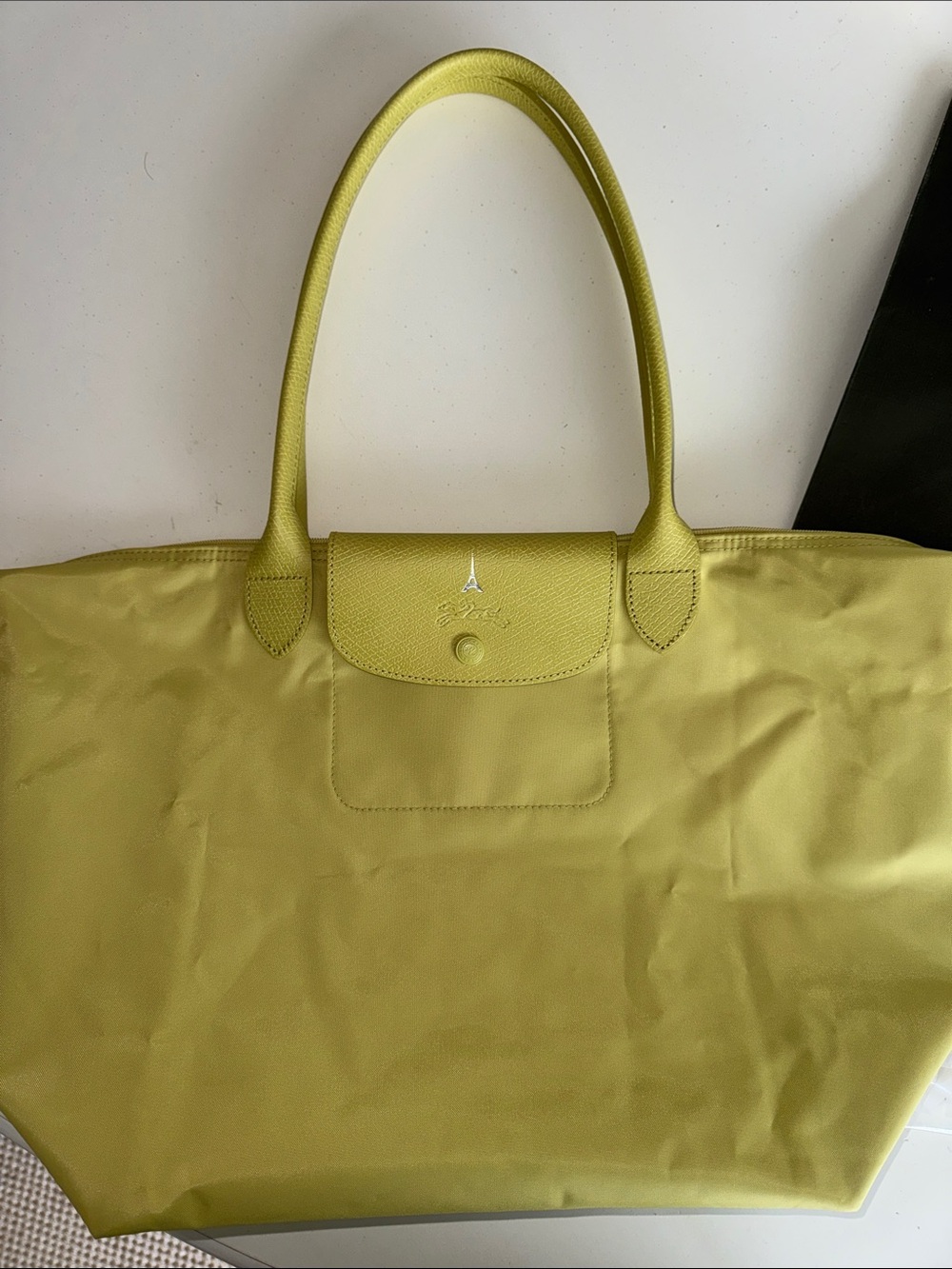 Longchamp LE PLIAGE ONE L TOTE BAG
Lime large long handle yellow green FRANCE - Picture 3 of 15